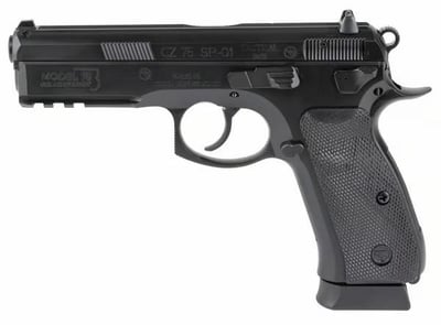 CZ-USA CZ 75 SP-01 Tactical 9mm 4.6" 19rd Black - $644.48 (FREE Shipping on Firearms)