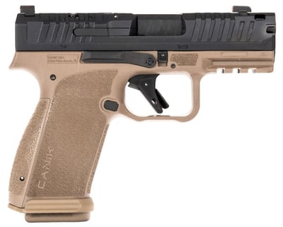 Canik METE MC9 Prime 9mm 3.64" Barrel 17-Round Black/FDE Optics Ready Slide Cut - $531.99 (Add to Cart To See Best Price) + Free Shippping 