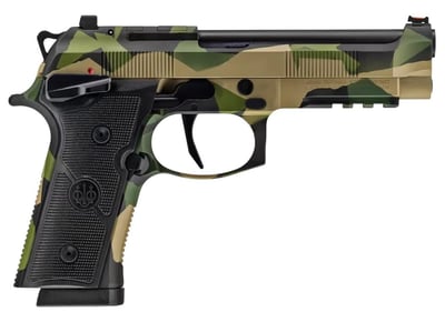 Beretta 92XI 9mm Optics Ready SAO Splinter Camo 18 Round Capacity - $599