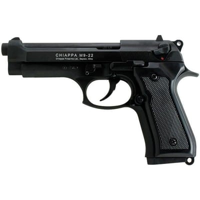 Chiappa Firearms M9-22LR Semi Auto Handgun 2-10rd Wood and Black Grips - $253.99