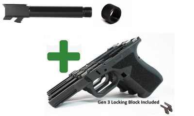 Combat Armory Lower/Frame For Gen 3 Glock 19/23/32 with Locking Block, G19 Threaded Barrel & Thread Protector - $69.99 + $4.99 Shipping - Zero tax for me in GA