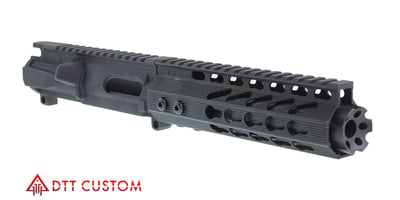 Davidson Defense "Cog" AR-15 Pistol Upper Receiver 4" 9MM 4150 CMV QPQ Nitride Premium 7" Guntec KeyMod Handguard - $134.99