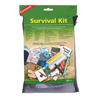 Survival Kit with Guide (46 pieces) - $21.95 (Free S/H over $99)