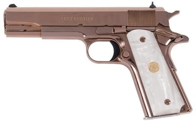 Colt Firearms 1911 Rose Gold .38 Super 5" Barrel 7-Rounds - $1799.99 ($19.99 S/H on Firearms / $15.99 Flat Rate S/H on ammo)