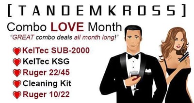 Combo Love Month at TANDEMKROSS - Ruger/KelTec - from $23.99