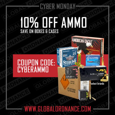 Cyber Monday 10% off ammo - $5.89