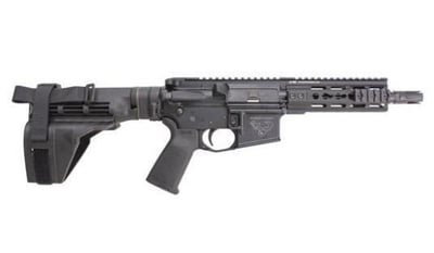 Primary Weapon Systems D107PA1B Modern Musket AR-15 Pistol .223 Wylde 7in 30rd Black LAW Folding Sig Brace - $1318.75 (Free S/H on Firearms)