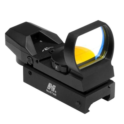 NcSTAR D4B Red Dot Reflex Sight /4 Different Reticles/Weaver Base/Black - $32.89