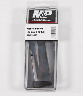 Smith & Wesson M&P Magazine .45 Compact 8rd Finger Rest - $33.69