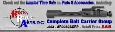 Rock River Arms: BCG-$65 , Stripped upper $60 & MORE......... - $65