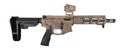 Daniel Defense PCC 9mm 8.3" 20 Rds Pistol W/ Brace, Arid Rattlecan Cerakote, Vortex Crossfire II Red Dot - $1649 (Free S/H)