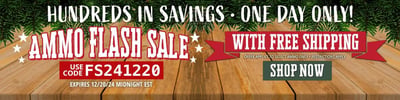 Ammo Flash Sale + Free Shipping w/code "FS241220" @ Natchez Shooting & Outdoors