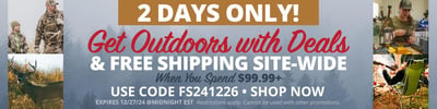 Free Shipping over $99.99 with coupon code "FS241226" @ Natchez Shooting & Outdoors