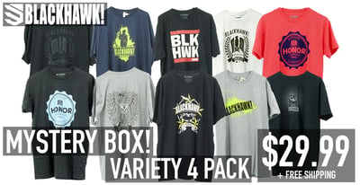 BLACKHAWK T-Shirt Mystery Box - 4 Pack with Free Shipping