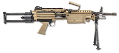 FN M249s Para FDE Belt Fed 556 Rifle With 16.1" Barrel & Telescoping Stock - $9750 + $26.95 Shipping