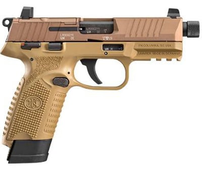 FN 502 Tactical .22 LR 4.6" TB MTS Suppressor Sights FDE 15rd - $405.79 (Add to Cart to See Best Price) + Free Shipping