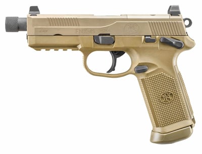 FN America FNX-45 Tactical 45 ACP 5.3" 15rd - FDE - $1010.40 (See Price in Cart) + Free Shipping