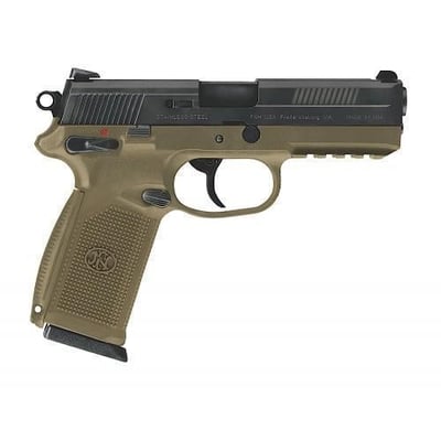 FN Herstal FNX-45 USG Pistol .45 ACP 4" 3-10 Rd Mags FDE - $610.19 (Free S/H on Firearms)