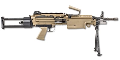 FN M249S Para Flat Dark Earth 5.56 NATO 16.1" Barrel Belt-Fed Telescoping Stock - $9899.99 (Add To Cart)