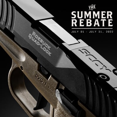 SCCY Summer rebate - Receive up to $50 back on select SCCY firearms