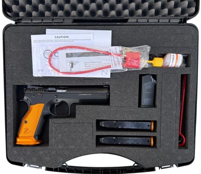 Factory Sample/Blem CZ TS2 Orange 40 S&W 17 Round Capacity Target Sport - $1789.0 