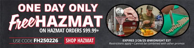 No HAZMAT Fee on orders Over $99.99 w/code "FH250226" @ Natchez Shooting & Outdoors