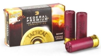 Federal Tactical 12 Gauge Reduced-Recoil 2-3/4" FLITECONTROL 00 Buckshot 250 Rounds - Case - $240.82 after code 5PTODAY 