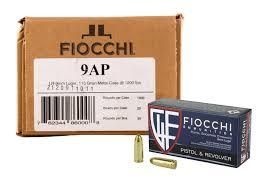 Fiocchi 9AP 9mm 115 Grain FMJ Handgun Ammo 1000 Rounds - 9AP - $269.95
