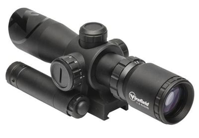 Firefield 1.5-5x32mm Illuminated Mil-Dot (SPF) Barrage Rifle Scope w/ Green Laser - $59.99