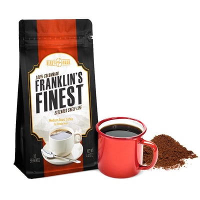 Franklin's Finest Coffee - Sample Pouch (60 servings) - $5.95 (Free S/H over $99)