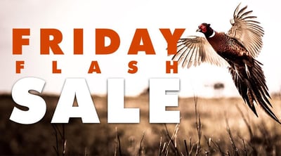 Friday Flash Sale! Use coupon code SG4765 at checkout to receive 15% off your entire purchase
