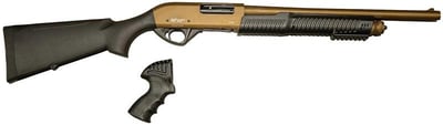 G-Force GFP3REX Bronze / Black 12 GA 20" Barrel 4-Rounds w/ Stock, Pistol Grip - $159.99 ($19.99 S/H on Firearms / $15.99 Flat Rate S/H on ammo)