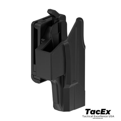 Glock 19 compatible Paddle Holster w Thumb Release Button Fits Glock 19 19x23 32 (Gen 3/4/5) OWB - $9.99