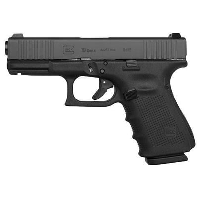 GLOCK 19 Gen4 with Factory Front Cocking Serrations & Extended Controls-glockmeister.com - $557