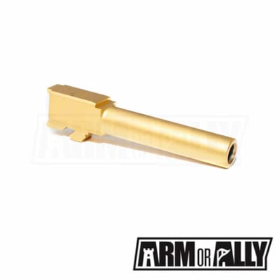 Arm or Ally G19 compatible TiN Non-Threaded Barrel - $59 shipped