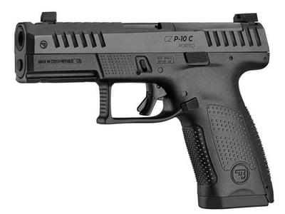 CZ-USA P-10 C 9mm Luger 15+1 4" Ported Barrel, Optic Ready/Serrated Slide - $462.63 