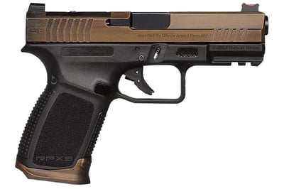 GForce RPX9 Exodus 9mm 4.02" 15-Rd Optic Ready Pistol with Bronze Cerakote Slide - $249.99 (Free S/H on Firearms)