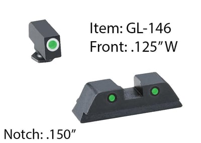  AmeriGlo Operator Night Sights for Glock's 15% off at check out with Code: AGSGL - $79.95