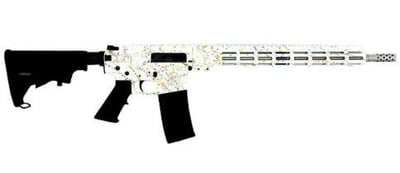 GLFA AR15 Rifle - White (Saved By The Splatter) .223 Wylde 16" Heavy Stainless Steel Barrel 15.25" M-LOK Handguard - $534.92 (Add to Cart)