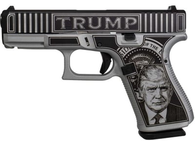 Glock G19 Gen5 9mm 15rd Trump "Take America Back" - $504.29 