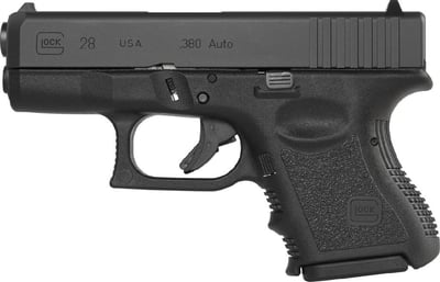 Glock G28 .380 ACP 3.43" barrel 10rd Black - $453 (Email Price) 