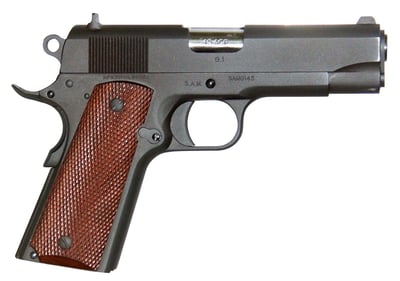 Global Trade Defense GI 1911 .45 ACP 4.25" Barrel 8-Rounds Wood Grip - $538.99 ($9.99 S/H on Firearms / $12.99 Flat Rate S/H on ammo)