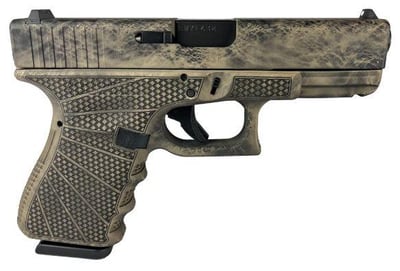 Glock 19 Gen 3 9mm 4.02" Marble Stipple Frame 15 Round Capacity - $519.0 