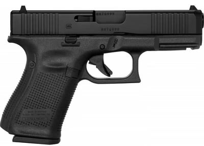 Glock 19 Gen 5, Semi Automatic Pistol, 9mm, Glock Night Sights, (3) 10rd Magazines, Front Serrations - $529.99 
