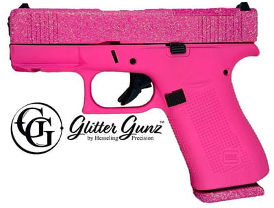 Glock 43X MOS Pixie Pink Glitter 9mm 3.4" Barrel 10-Rounds - $599.99 ($19.99 S/H on Firearms / $15.99 Flat Rate S/H on ammo)