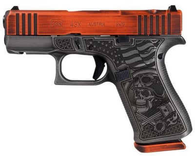 Glock 43X MOS, 9mm, 3.4in. Barrel, 10rd - Grey - $549.89 + FREE Shipping 