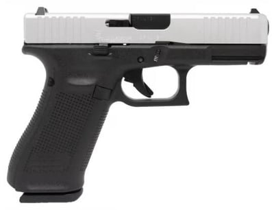 Glock 45 Gen 5 9mm 4.02" (3)17 Round Mags w/ Front Serrations, Black Frame w/ Satin Aluminum Slide - $499.99 