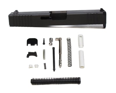 9mm Glock 17 Serrated Slide with Installed Sights and Parts Kit Combo - $247.49