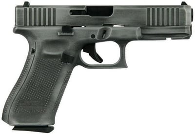 Glock 17 Gen 5 Distressed Crushed Silver 9mm 4.49" Barrel 17-Rounds - $543.24 