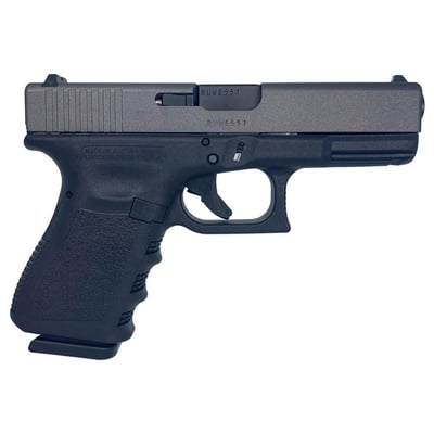 Glock 19 Gen 3 Two-Tone Silver/Black 9mm 4.01" Barrel 15-Rounds - $482.99 ($9.99 S/H on Firearms / $12.99 Flat Rate S/H on ammo)